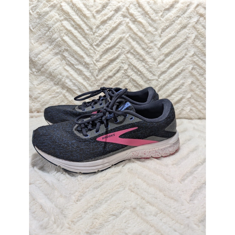 S3 BROOKS SIGNAL 3‎ BLACK MESH SNEAKERS RUNNING WALKING ATHLETIC WOMENS SZ 11